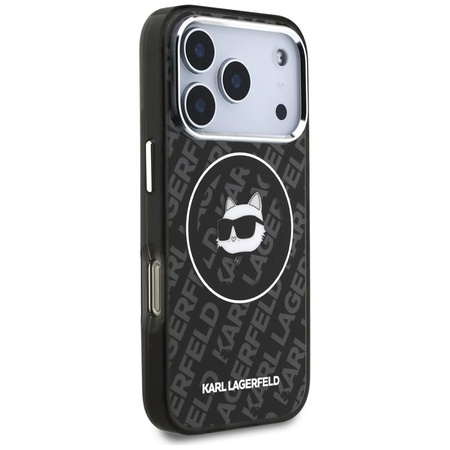 Karl Lagerfeld IML Choupette Head Logo MagSafe - Case for iPhone 17 Pro Max (black)