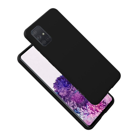 Crong Color Hülle - Samsung Galaxy A51 Gehäuse (schwarz)