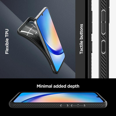 Spigen Liquid Air - Case for Samsung Galaxy A34 5G (Matte Black)