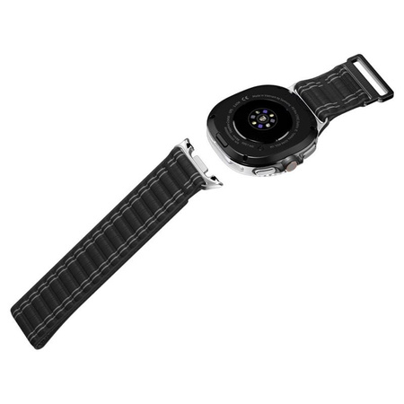Spigen WBF0 Band - Szíj Samsung Galaxy Watch 8 / 8 Classic 40 / 44 / 46 mm-hez (Fekete)