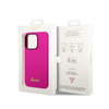 Guess Silicone Vintage - Coque iPhone 14 Pro Max (fuchsia)