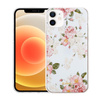 ETUI KWIATY DO IPHONE 12 MINI, Crong Wielokolorowe, Kwiatowe, Eleganckie