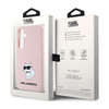 Karl Lagerfeld Silicone Choupette - Samsung Galaxy S24+ Case (pink)