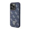 Guess 4G Triangle Metal Logo - Case for iPhone 15 Pro (blue)
