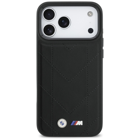BMW M Quilted Logo MagSafe - iPhone 17 Pro Max Case (Black)