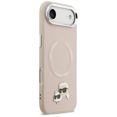 Karl Lagerfeld Karl & Choupette Pins MagSafe - Case iPhone Air (pink)