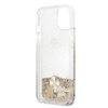 Guess Liquid Glitter Charms - pouzdro pro iPhone 13 (zlaté)