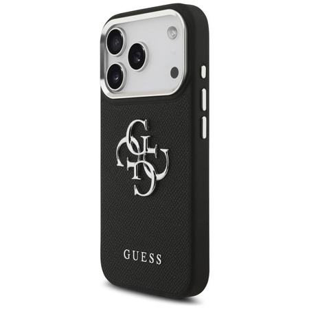 ETUI DO IPHONE 17 PRO GUESS CZARNE ORYGINALNE SKÓRZANE ELEGANCKIE CASE