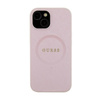 Guess Saffiano MagSafe - iPhone 15 Plus Case (pink)