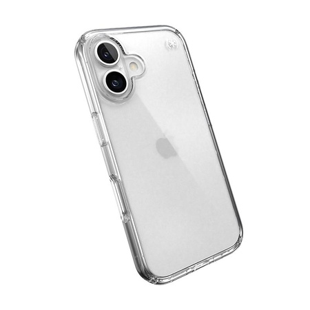 Speck Presidio Perfect-Clear - Custodia per iPhone 16 (trasparente)