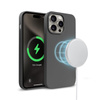 Crong Color Cover Magnetisch - iPhone 15 Pro MagSafe Gehäuse (Titan)