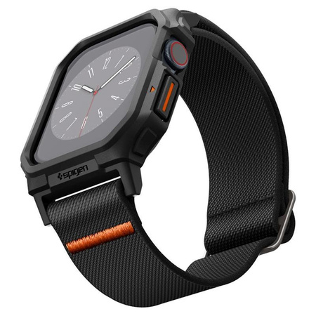 Spigen Lite Fit "Pro" - Hülle mit Armband für Apple Watch 10 42 mm (Mattschwarz)