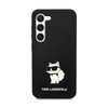Karl Lagerfeld Silicone Choupette - Samsung Galaxy S24 Tasche (schwarz)