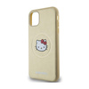 Hello Kitty bőr Kitty Head MagSafe - iPhone 11 tok (arany)