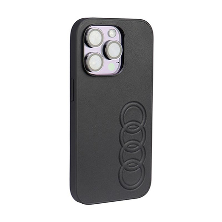 Audi Synthetic Leather - Case for iPhone 14 Pro (Black)