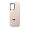 Karl Lagerfeld Choupette Body - Hülle für iPhone 14 Pro Max (Hellrosa)