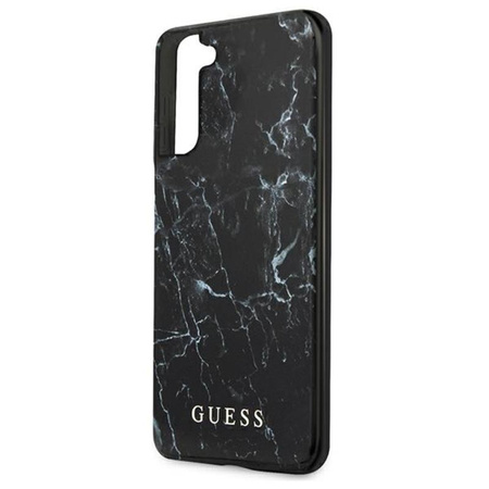 Guess Marble - Case for Samsung Galaxy S21 + (Black)