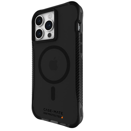 Case-Mate Tough Grip Plus D3O MagSafe - Etui iPhone 15 Pro Max (Smoke/Black) 