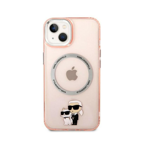 Karl Lagerfeld IML NFT Karl & Choupette MagSafe - iPhone 14 Case (pink)