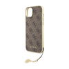 Guess 4G Charms Collection - iPhone 15 Plus Case (brown)