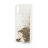 Guess Liquid Glitter Charms - iPhone Xs / X Hülle (Gold)