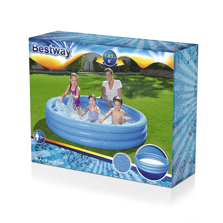 Bestway - basen ogrodowy dmuchany 183x33 cm (niebieski)