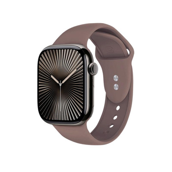 Crong Liquid - Armband für Apple Watch 44/45/46/49 mm (braun)