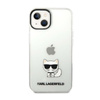 Karl Lagerfeld Choupette Body - iPhone 14 tok (átlátszó)