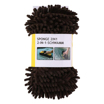 Gąbka do Mycia Samochodu z Mikrofibry Dwustronna 2w1 Dunlop 26x16 cm