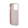 Guess Quilted Metal Logo - iPhone 15 Pro Case (pink)