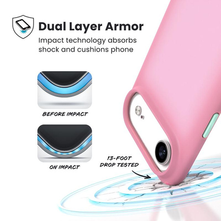 Etui do iPhone Air do MagSafe Speck Presidio Lux Oryginalne Różowe Case