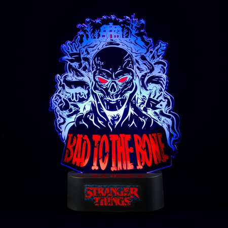 Stranger Things - Bad To The Bone LED-Nachtlampe (16 x 24 cm)