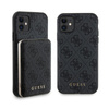 Guess Bundle Pack MagSafe 4G Metal Gold Logo - Case Set + Power Bank 5000mAh MagSafe iPhone 11 (black)