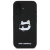 Karl Lagerfeld Silicone Choupette Head Print MagSafe – Pouzdro iPhone 16 (černé)