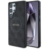 Guess Leather 4G Colored Ring Classic Logo MagSafe - Case for Samsung Galaxy S25 Ultra (black)