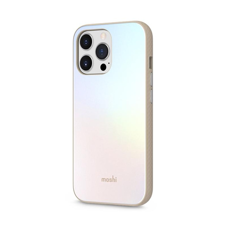 Moshi iGlaze Slim Hardshell Case - iPhone 13 Pro Case (SnapTo system) (Astral Silver)
