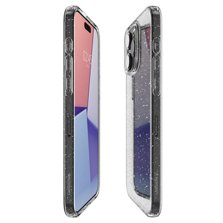 Spigen Liquid Crystal Glitter - Schutzhülle für iPhone 15 Pro (Transparent)