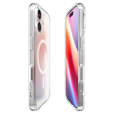 ETUI DO IPHONE 17 do MAGSAFE SPIGEN ULTRA HYBRID ORYGINALNE PRZEZROCZYSTE