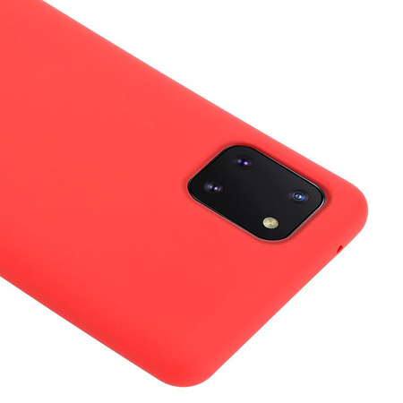 Crong Color Cover - Etui Samsung Galaxy Note 10 Lite (czerwony)