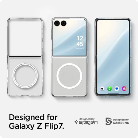 ETUI MAGSAFE SPIGEN DO GALAXY Z FLIP 7, Przezroczyste, Magnetyczne, Case