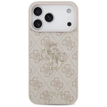 ETUI DO IPHONE 17 PRO MAX GUESS RÓŻOWE ELEGANCKIE MODNE CASE PLECKI