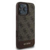Guess 4G Bottom Stripe - Case for iPhone 16 Pro (brown)