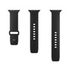 PURO ICON - Elastic strap for Apple Watch 38/40/41/42 mm (S/M & M/L) (Black)