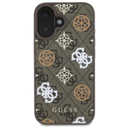 Guess Peony On 4G háttér MagSafe - iPhone 16 tok (barna)