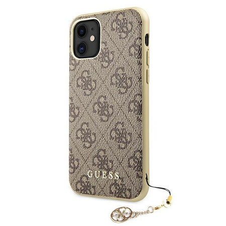 Guess 4G Charms Collection - iPhone 11 Case (brown)
