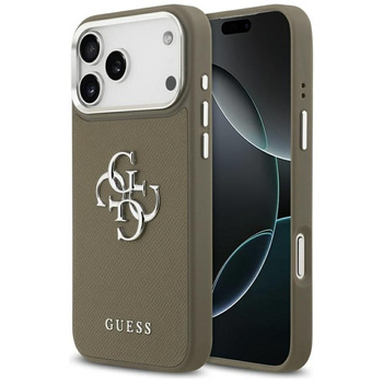Guess Grained Big 4G Classic Logo - Case iPhone 17 Pro Max (brown)