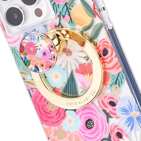 Case-Mate Magnetischer Mini-Griff - MagSafe Fingerhalter mit Standfunktion (Garden Party Blush)