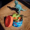 Quokka Whim Kids Food Jar - Thermo-Lunchbox / Kinder-Lunch-Thermoskanne 369 ml (Dinosaurier)