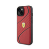 Ferrari Twist Metal Logo - iPhone 15 Tasche (rot)