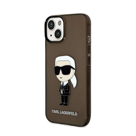 Karl Lagerfeld IML NFT Ikonik - Hülle für iPhone 14 Plus (Schwarz)